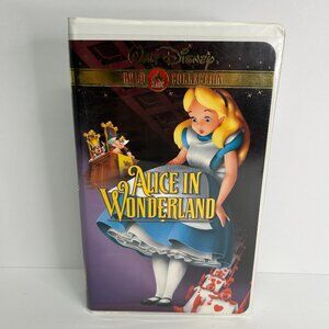 Walt Disney Classic Alice In Wonderland VHS (Gold Collection)